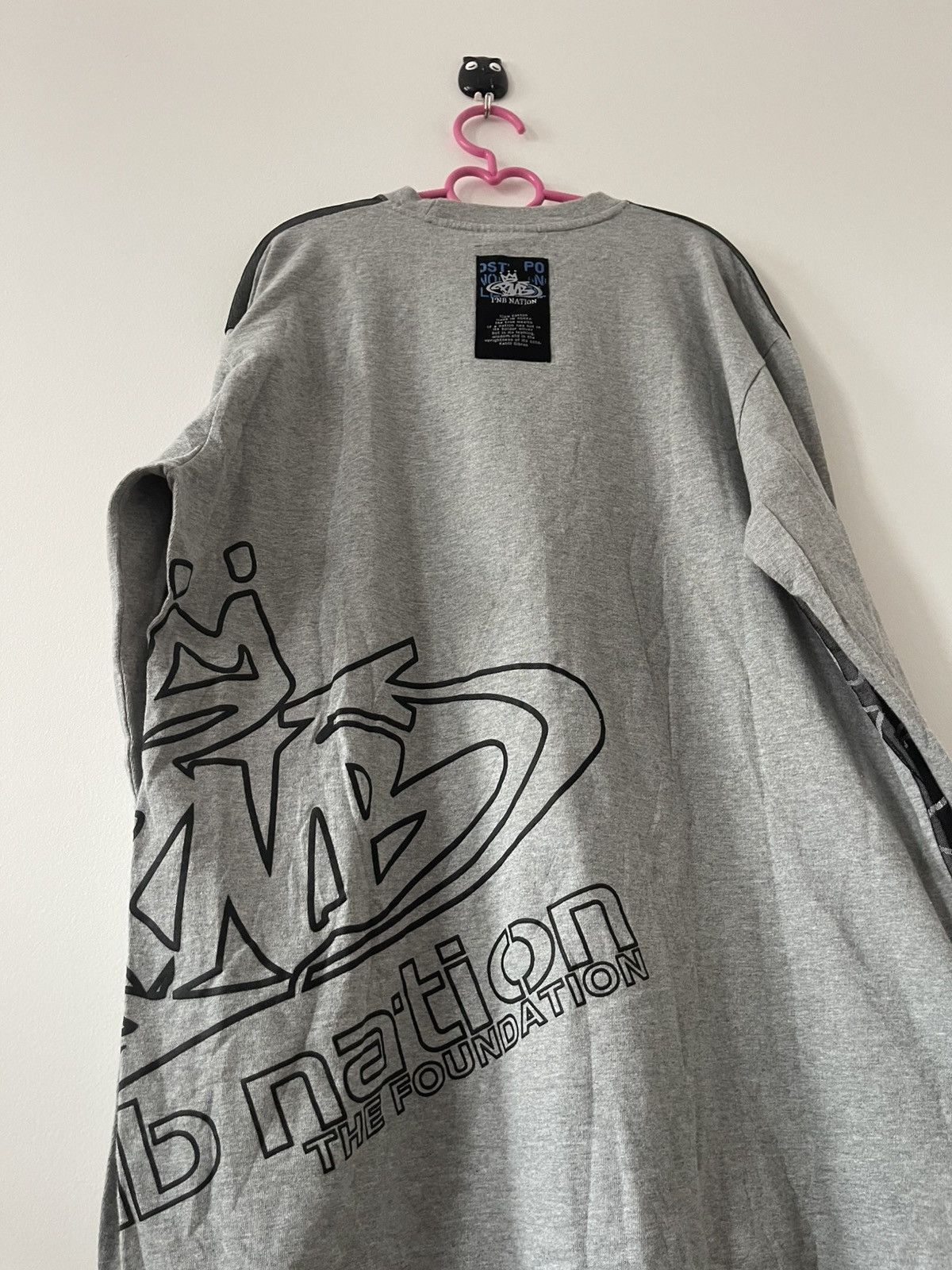 Rap Tees Rare Vintage PNB NATION Double Layer Graffiti Hip Hop Rap Size US XL / EU 56 / 4 - 8 Thumbnail