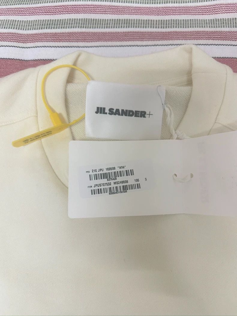 Jil Sander Jil Sander Logo round neck pullover hoodie Size S / US 4 / IT 40 - 2 Thumbnail