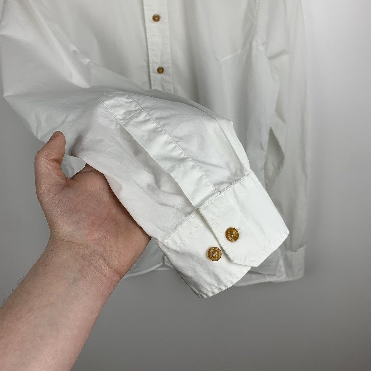 Vivienne Westwood Vivienne Westwood Man London Shirt Classic Formal Orb Logo Size US L / EU 52-54 / 3 - 11 Thumbnail