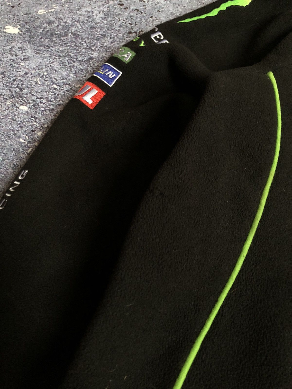 NASCAR × Vintage Vintage Monster Energy Yamaha Tech3 fleece jacket Size US S / EU 44-46 / 1 - 13 Thumbnail