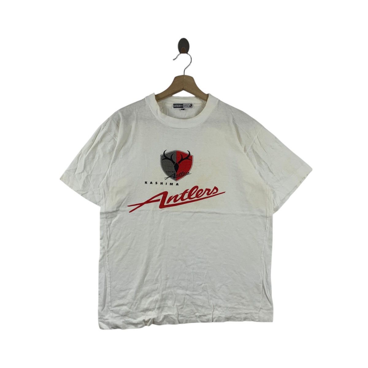 Champion Vintage 90’ KASHIMA ANTLERS FOOTBALL J League Tee Shirt Top Size US M / EU 48-50 / 2 - 1 Thumbnail