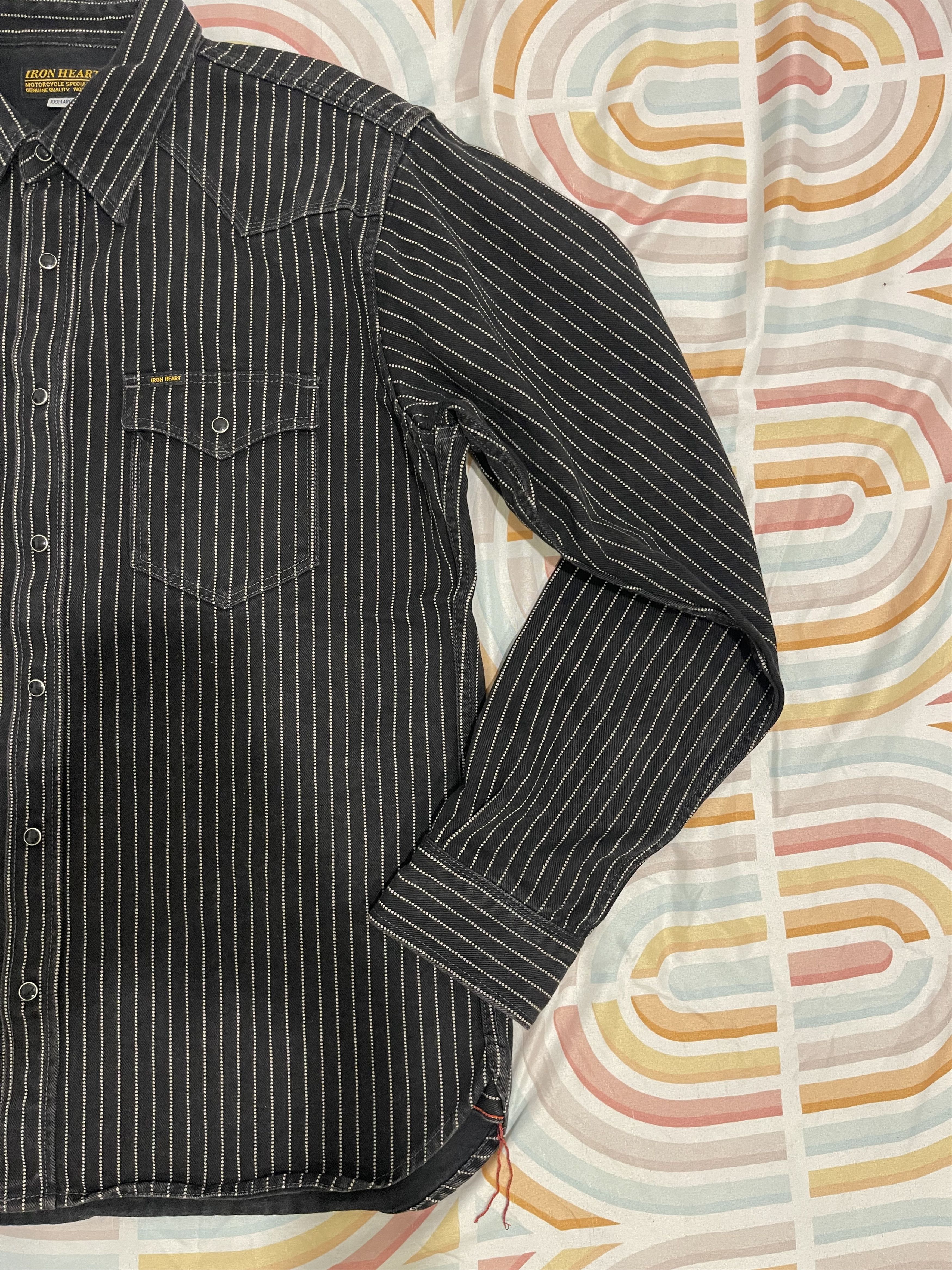 Iron Heart XXX-Large Iron Heart Ultra Heavy IHSH-62-IND Western Shirt Size US XXL / EU 58 / 5 - 4 Thumbnail