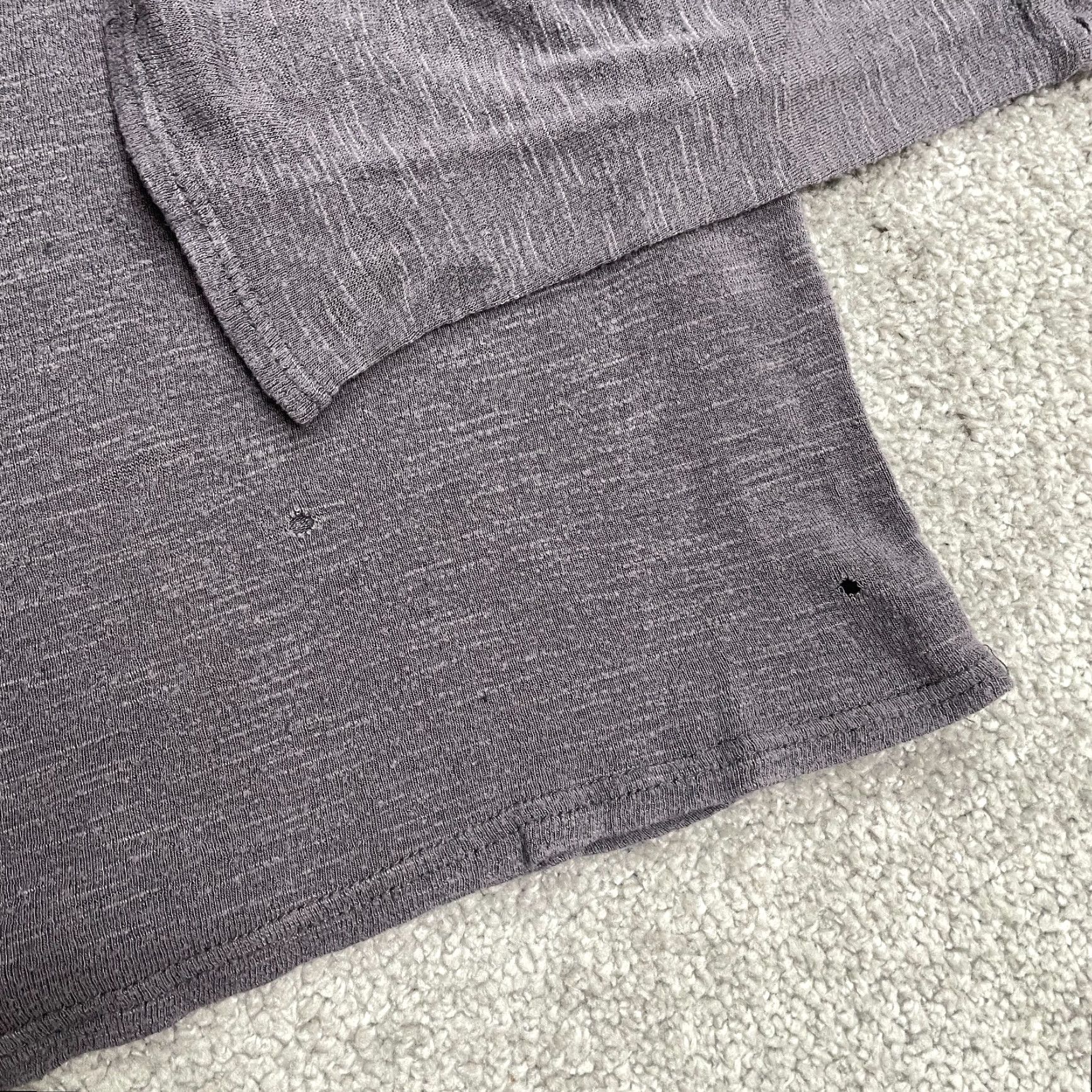 Vintage VINTAGE Phase Eight Wool Blend Blouse Women's Small Gray Long Sleeve Casual, Workwear, Travel 90s Italian Designer Size S / US 4 / IT 40 - 4 Thumbnail