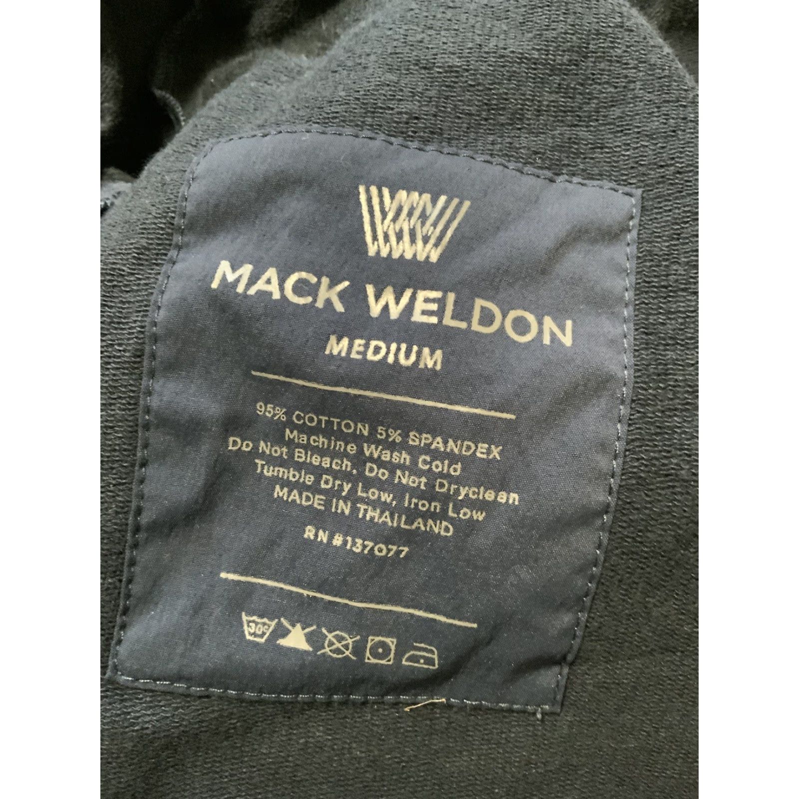 Vintage Mack Weldon For Daily Wear Cargo Navy Essential Lounge Jogger Sweatpants M Men Pants Regular Size M Sweatpants Navy Size US 31 - 4 Thumbnail