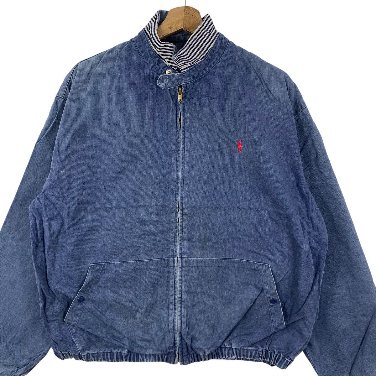 Polo Ralph Lauren Vintage 80’ POLO RALPH LAUREN Indigo Denim Jeans Jacket Size US M / EU 48-50 / 2 - 5 Thumbnail
