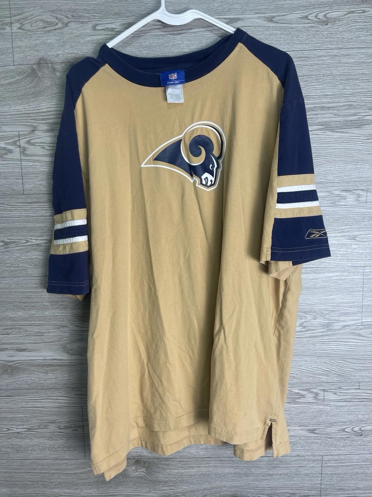 Reebok Vintage Reebok 90's NFL Los Angeles Rams Big Logo T-Shirt XL Size ONE SIZE - 1 Thumbnail