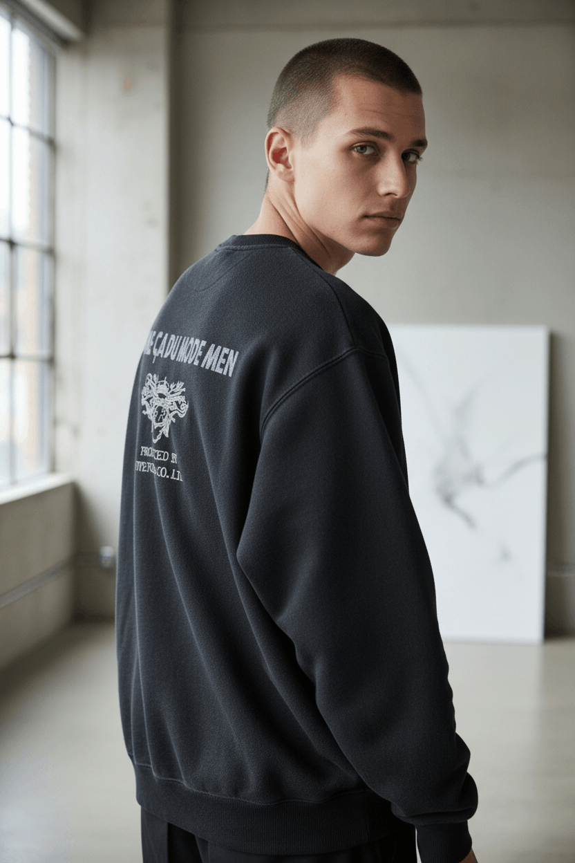 Comme Ca Ism COMME CA DU MODE Big Spell Out Logo Nice Design Sweatshirts Size US M / EU 48-50 / 2 - 1 Thumbnail