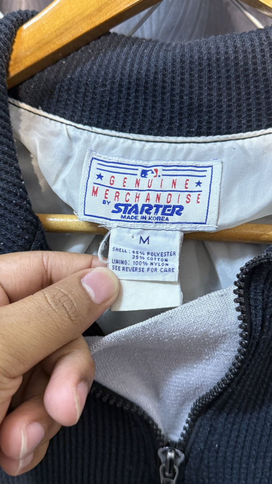 MLB VINTAGE STARTER MLB CHICAGO WHITE SOX QUARTER ZIP WAFFLE M Size US M / EU 48-50 / 2 - 5 Thumbnail