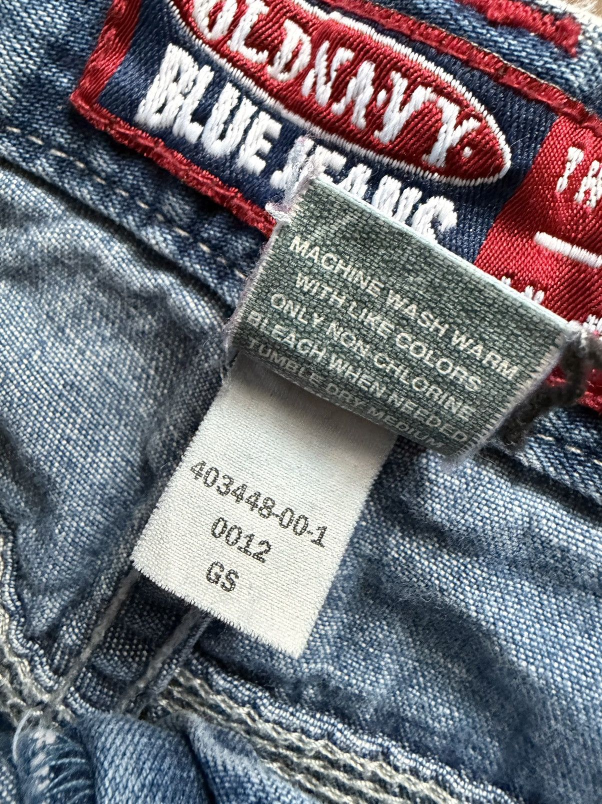 Old Navy Vintage Old Navy Carpenter 100% Cotton Denim Loop Sz 12 Size 34" / US 12 / IT 48 - 8 Thumbnail