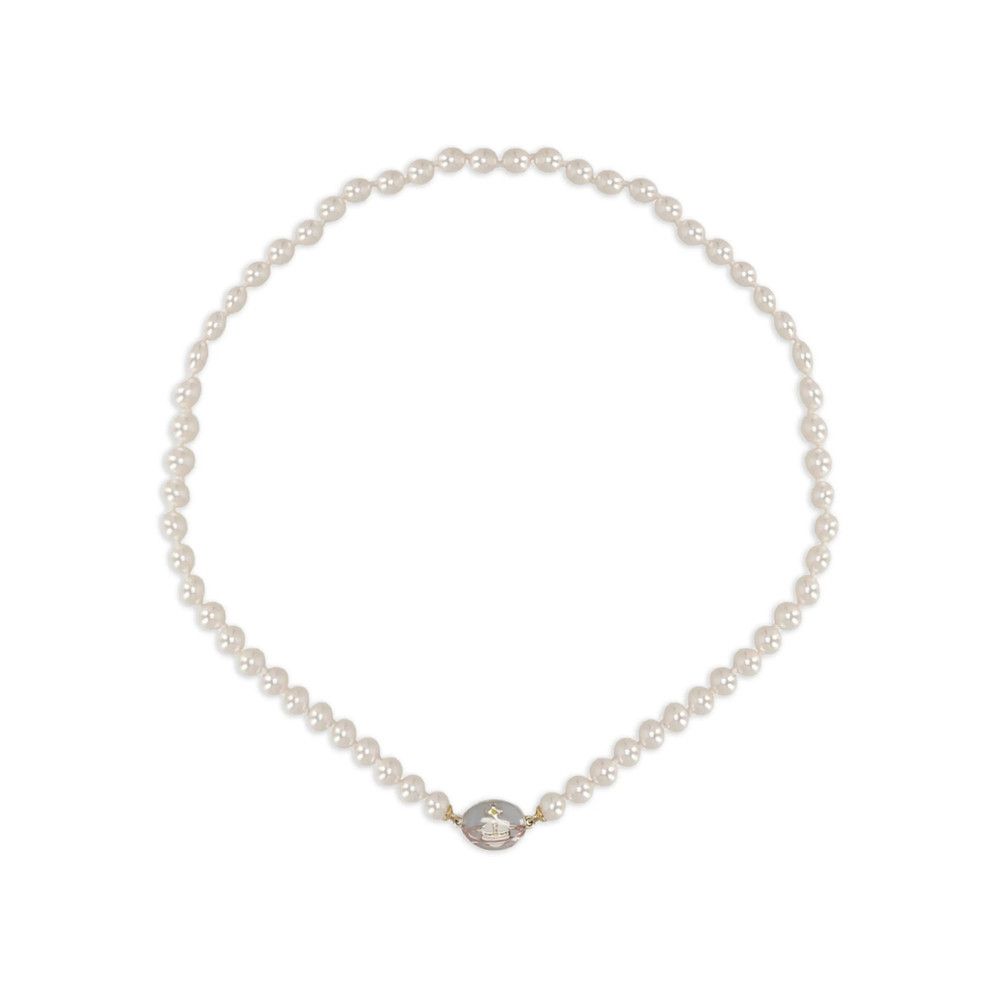 Vivienne Westwood Vivienne Westwood WHITE Necklaces Size ONE SIZE - 1 Thumbnail