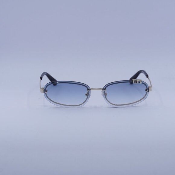 Off-White Off-White OERI13M MIAMI 7642 Sunglasses Gold Oval Frame Size ONE SIZE - 4 Thumbnail