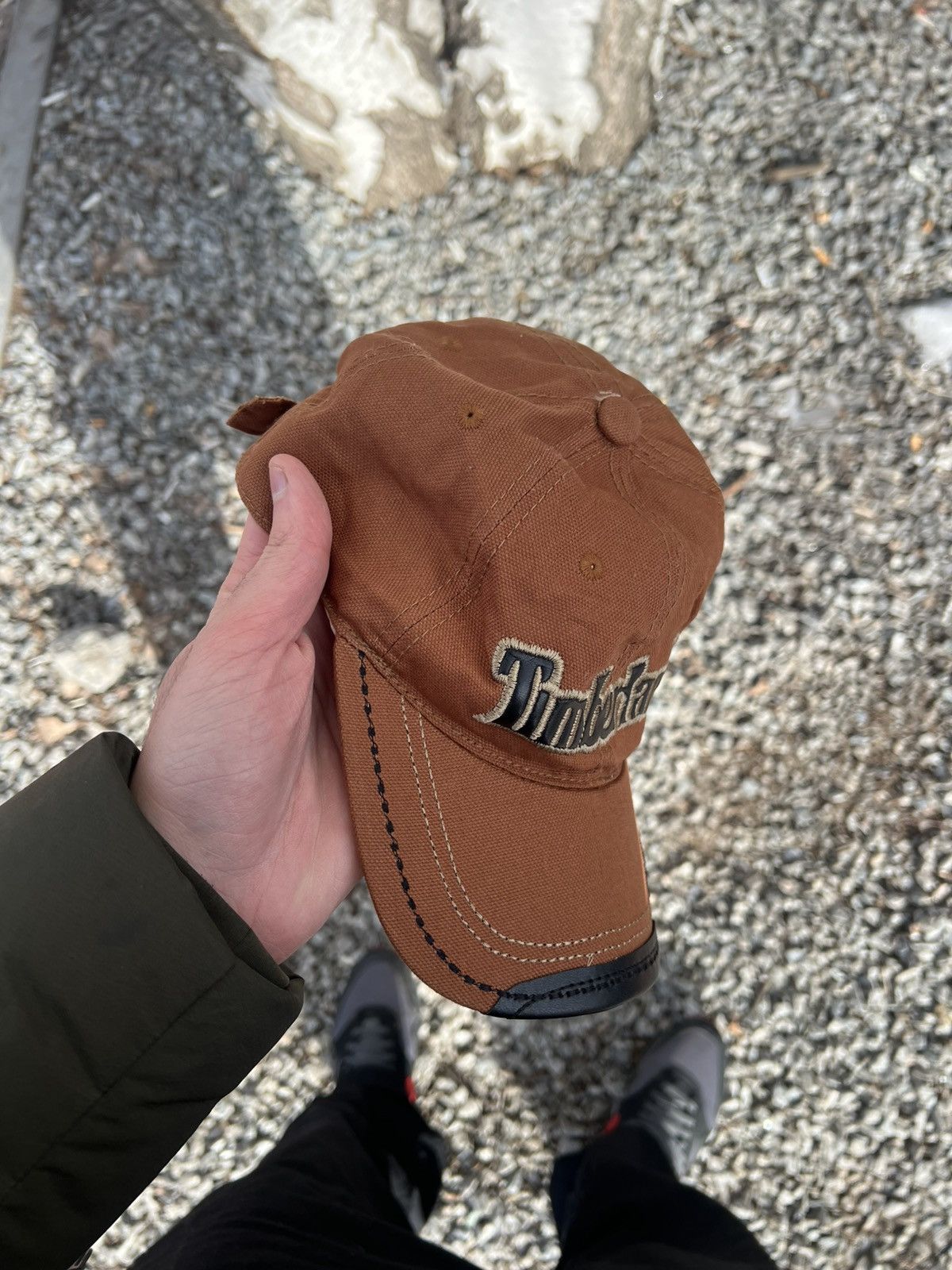 Timberland VINTAGE TIMBERLAND BIG LOGO RETRO CAP DESIGNER USA Y2K 90s Size ONE SIZE - 3 Thumbnail