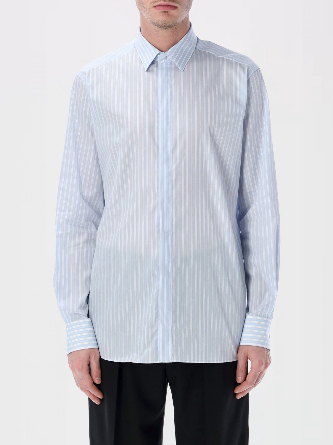 Tom Ford Tom Ford Shirt Men Blue Size US XL / EU 56 / 4 - 1 Thumbnail