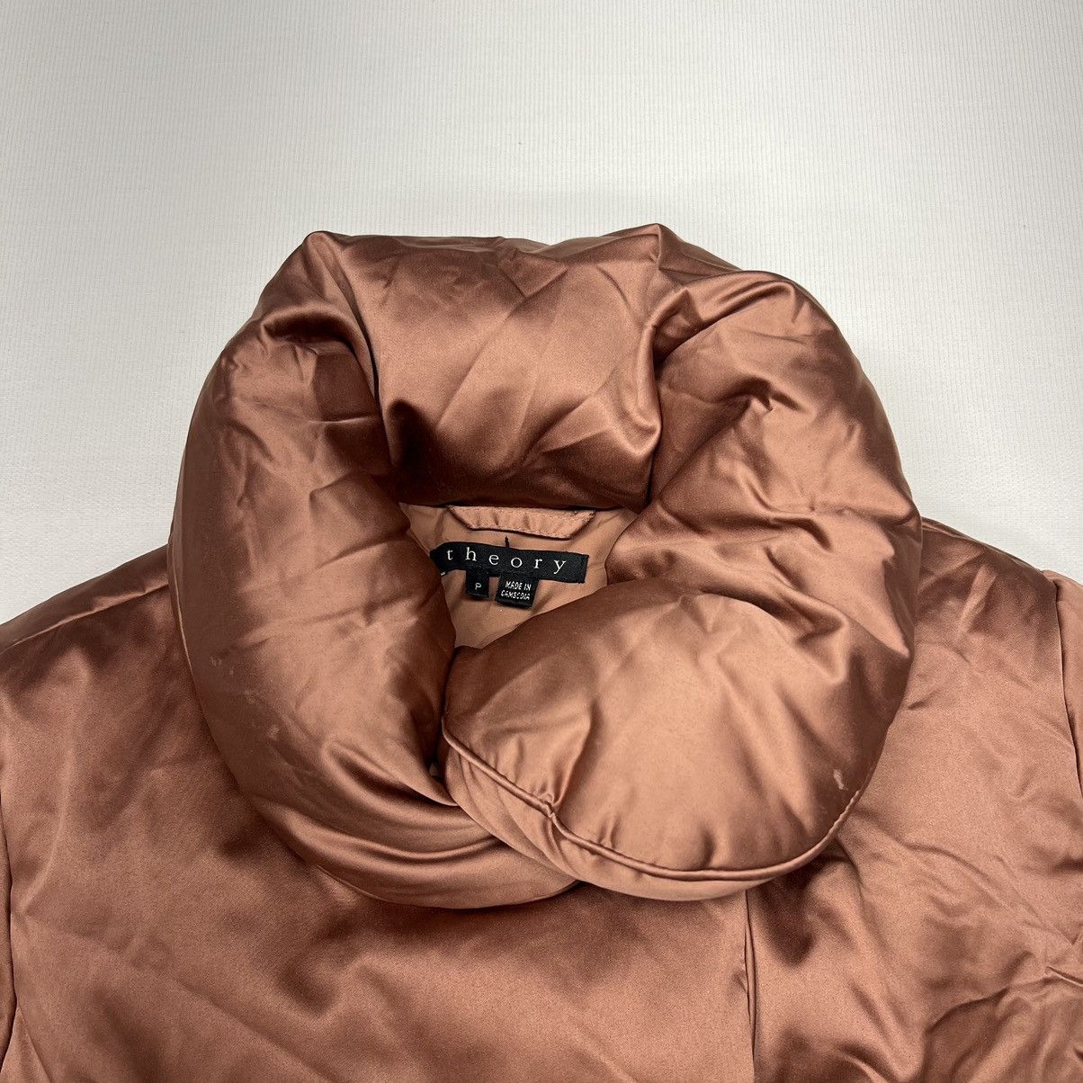 Theory Theory Down Jacket Keilly Spritzer Puffer Coat Pink Rose Size XXS / US 00 / IT 34 - 7 Thumbnail