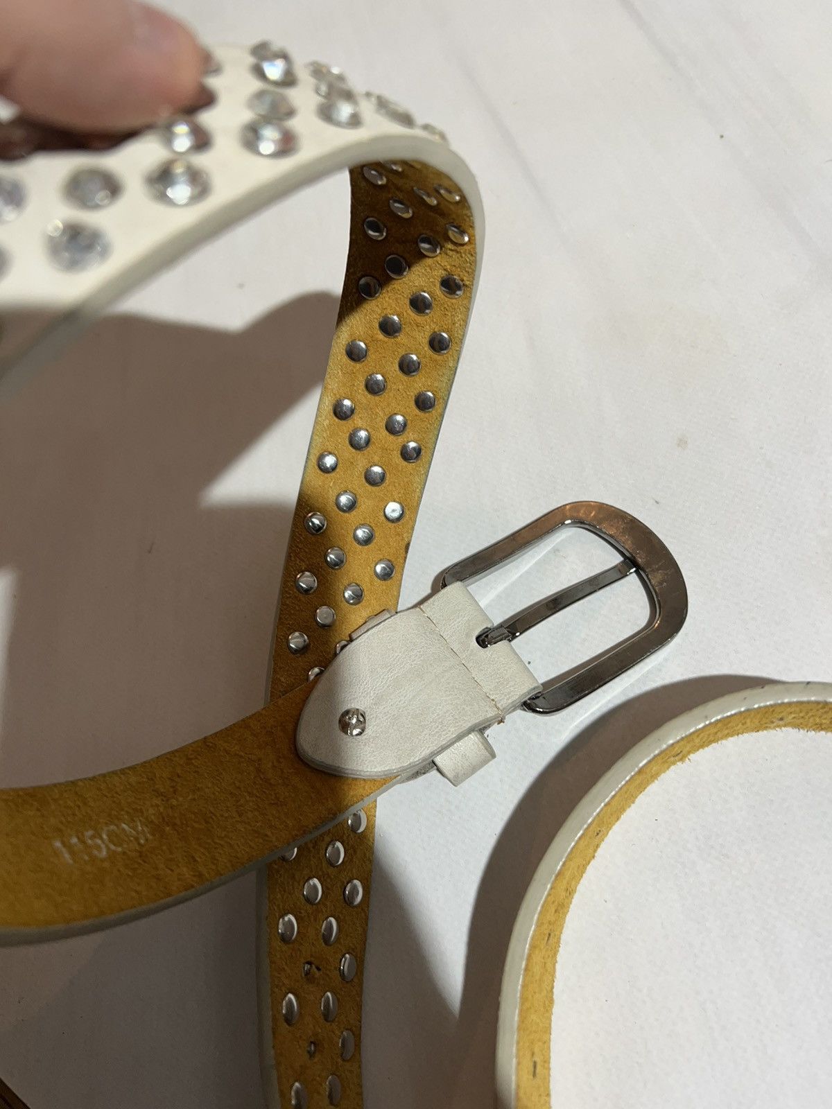 Hysteric Glamour × If Six Was Nine × Vintage Y2K Vintage Leather Belt BB Simon Style Size ONE SIZE - 7 Thumbnail