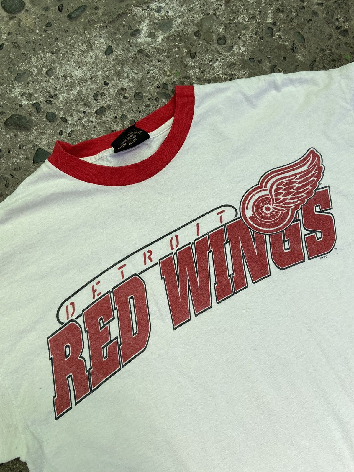 NHL × Vintage Vintage Detroit red wigs T shirt Size US L / EU 52-54 / 3 - 2 Thumbnail