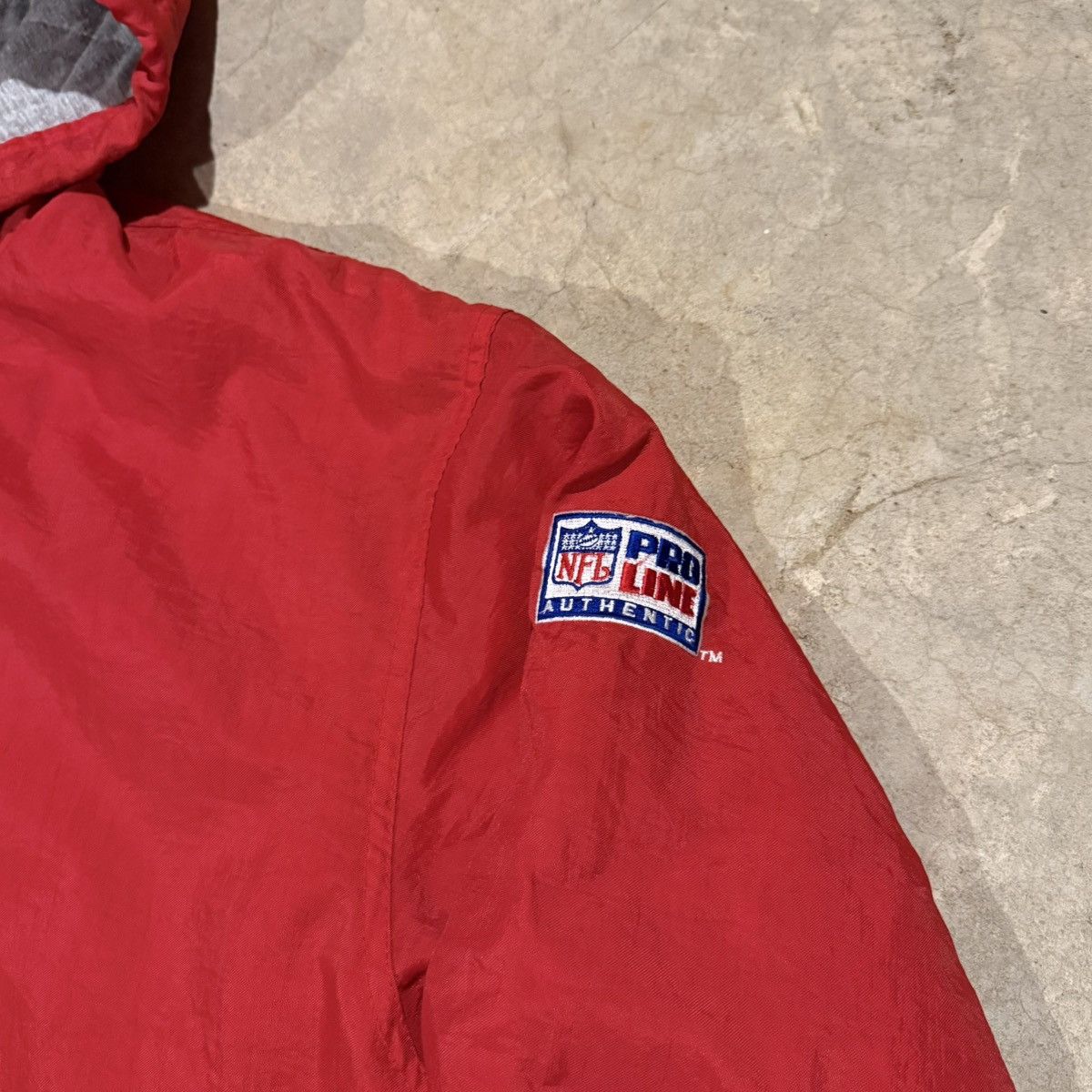 Starter Vintage 1990s Kansas City Chiefs NFL Pro Line Stadium Jacket Size US M / EU 48-50 / 2 - 5 Thumbnail