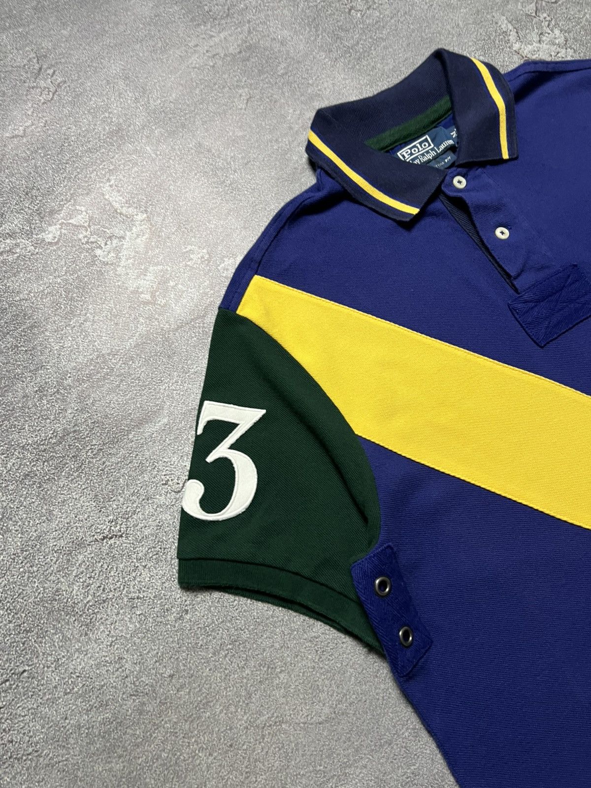 Polo Ralph Lauren Vintage Ralph Lauren Chief Keef Big Pony Logo Striped #3 M Size US M / EU 48-50 / 2 - 3 Thumbnail