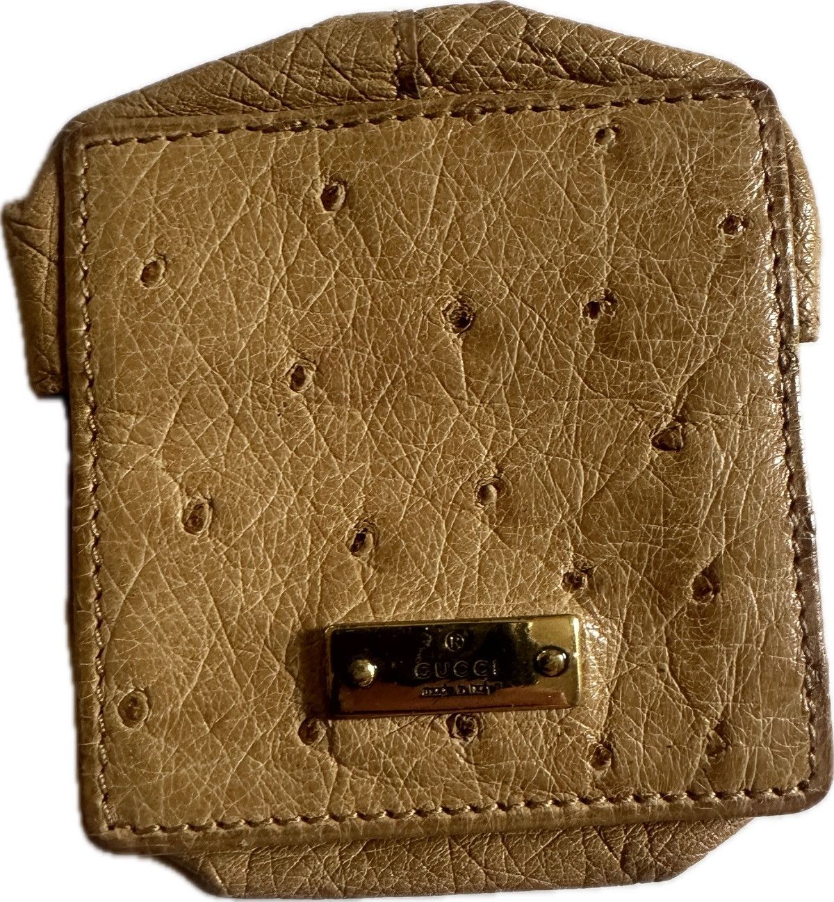 Gucci 🖤🖤Vintage Gucci Pouch in Ostrich Leather🖤🖤 Size ONE SIZE - 1 Thumbnail