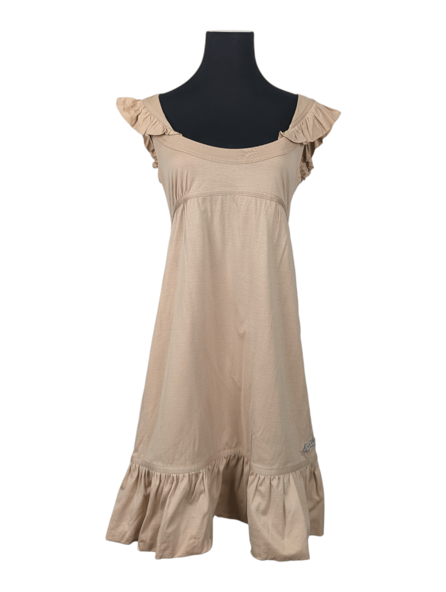 Louis Vuitton Louis Vuitton Beige Dress With Ruffle Collar Size XS / US 0-2 / IT 36-38 - 1 Thumbnail