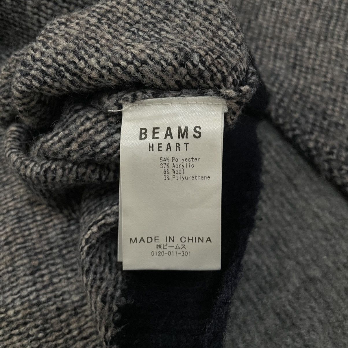 Beams Plus Beams Heart Fish Scale Pattern Sweater Knitwear Size US M / EU 48-50 / 2 - 5 Thumbnail