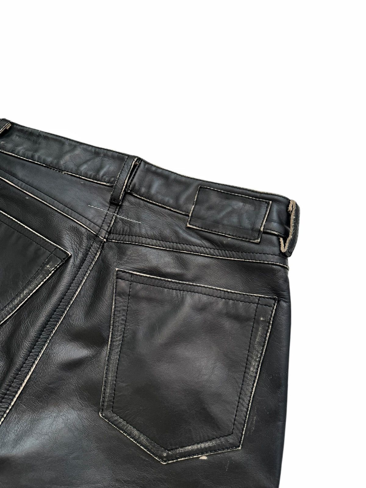 Maison Margiela $1475 Reconstructed Patchwork Leather Pant Size 26" / US 2 / IT 38 - 7 Thumbnail