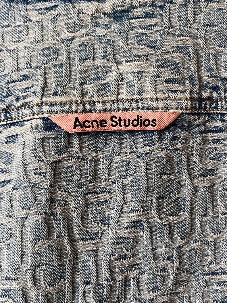 Acne Studios Acne Studios Marled Pointed-Collar Loose Button-Down Long- Size US XS / EU 42 / 0 - 3 Thumbnail