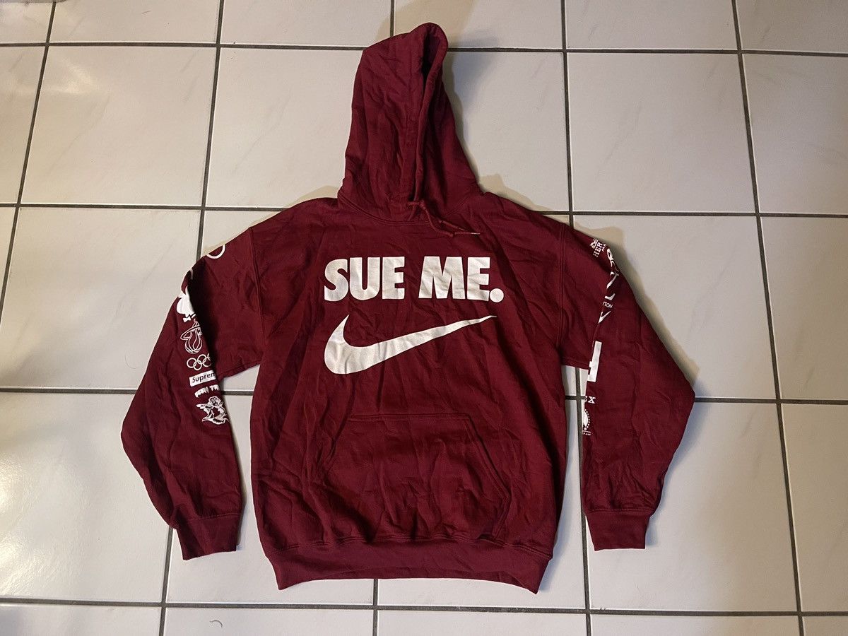 Other Sue Me Hoodie Red Size Medium Size US M / EU 48-50 / 2 - 1 Thumbnail