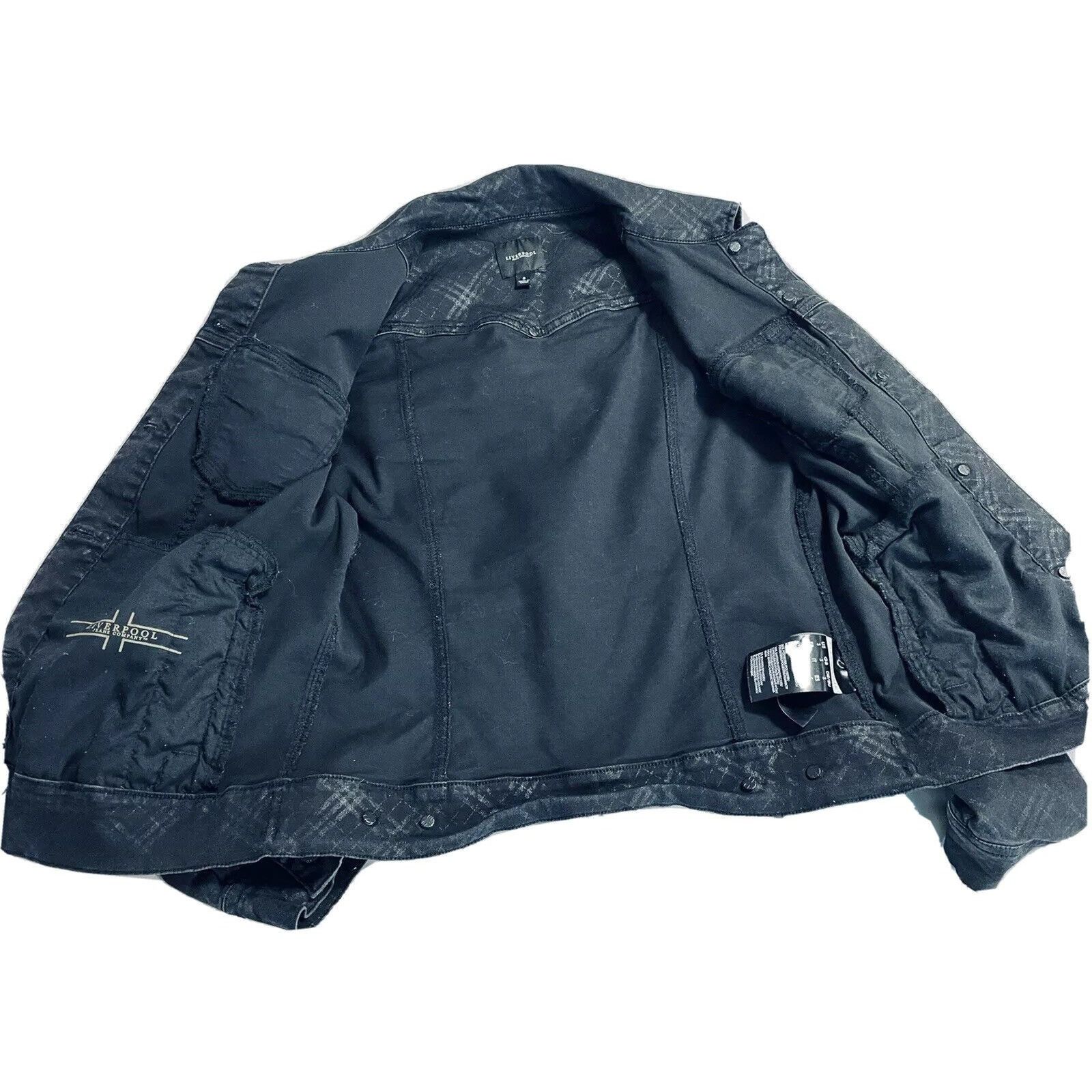 Other Liverpool Black Monochromatic Shiny Check Light Stretch Deni Size S / US 4 / IT 40 - 5 Thumbnail