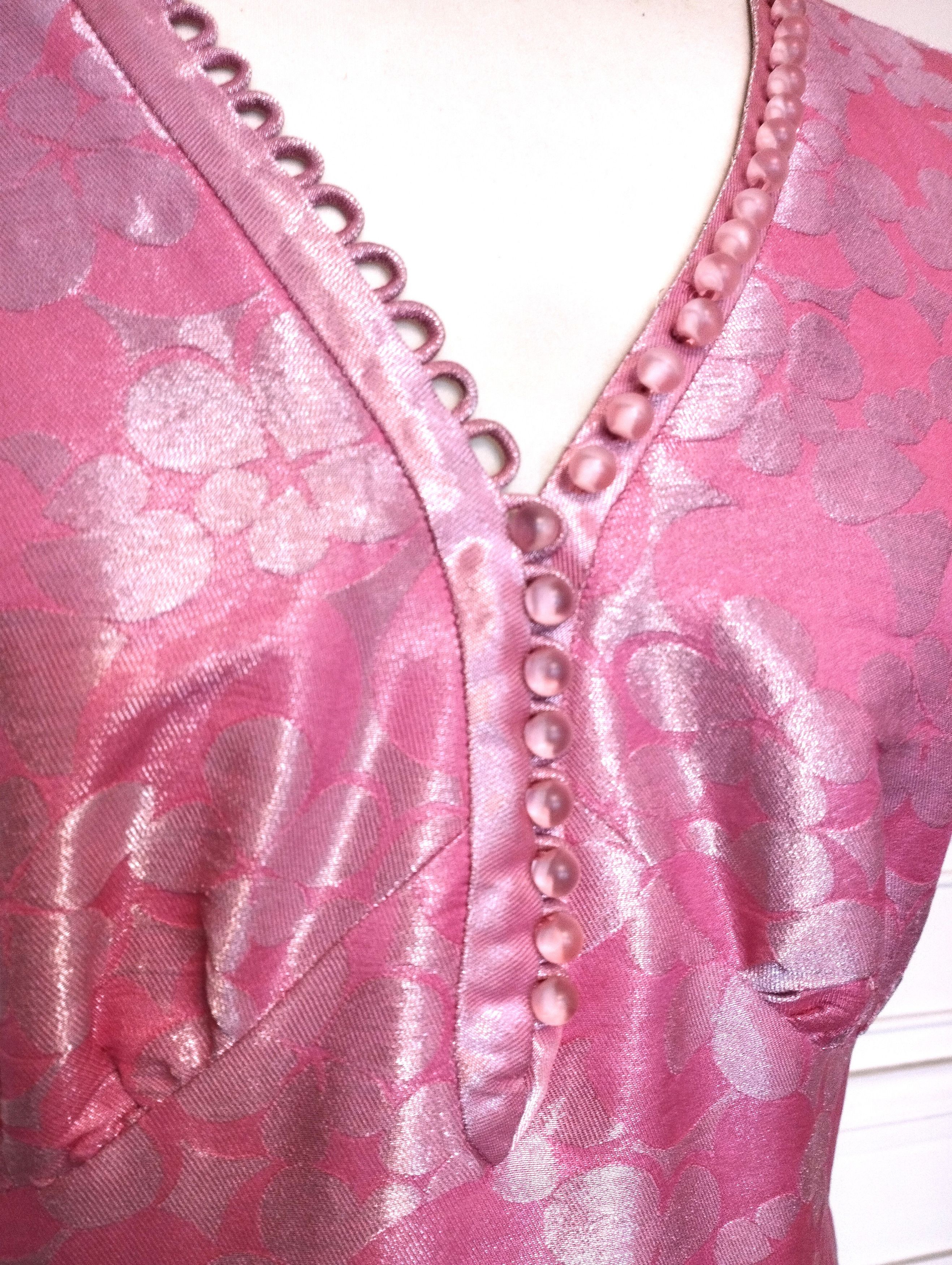 Marc Jacobs Marc Jacobs Robe Soie Brochée Mariage Céremonie T S/M Size M / US 6-8 / IT 42-44 - 8 Thumbnail