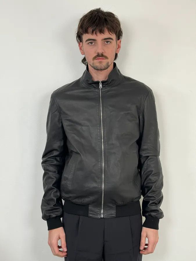 Gucci Gucci Black Leather Biker Jacket Size US M / EU 48-50 / 2 - 2 Thumbnail