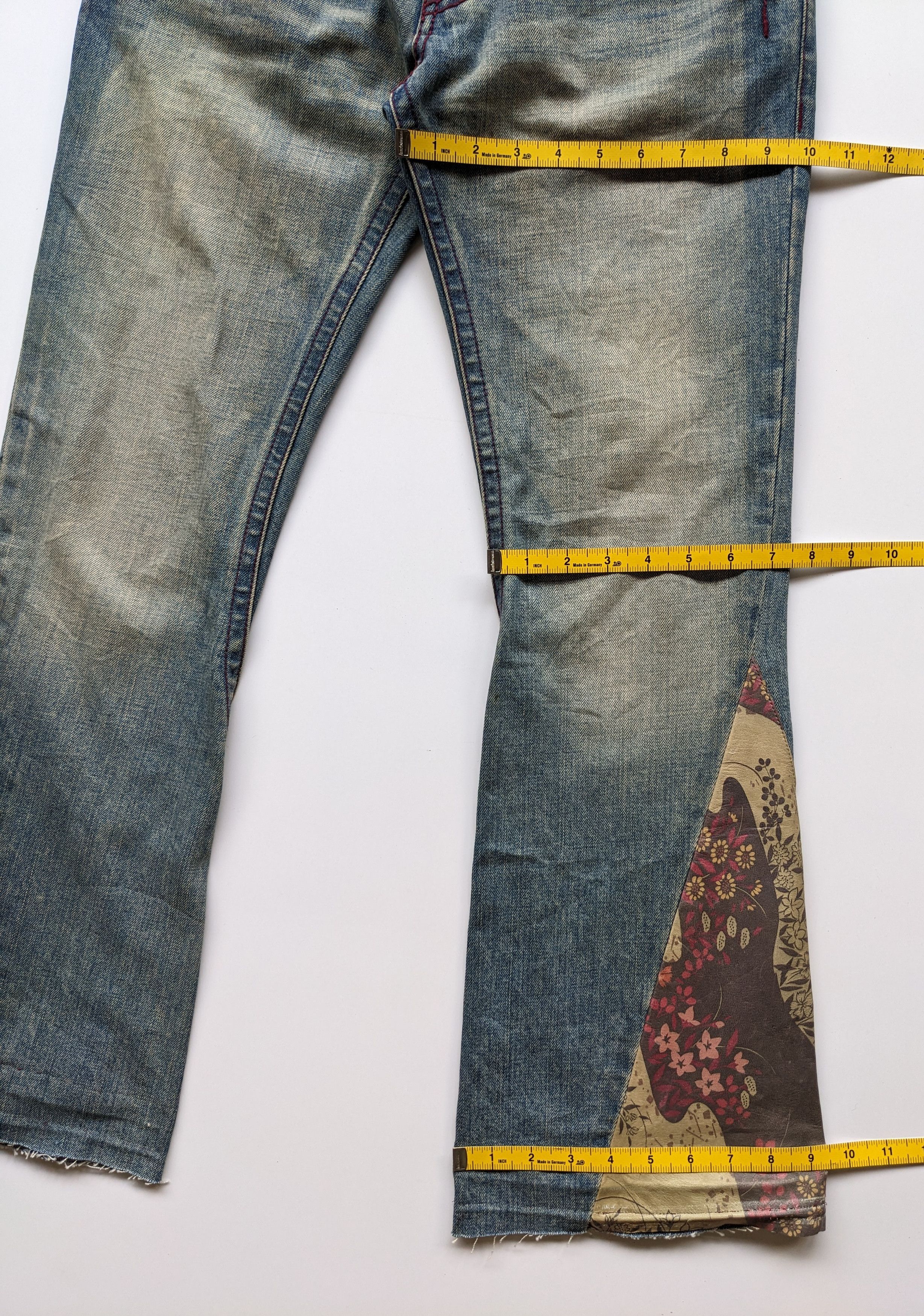 If Six Was Nine × Japanese Brand × Le Grande Bleu (L.G.B.) KAHA faded flare bootcut jeans Size US 30 / EU 46 - 7 Thumbnail