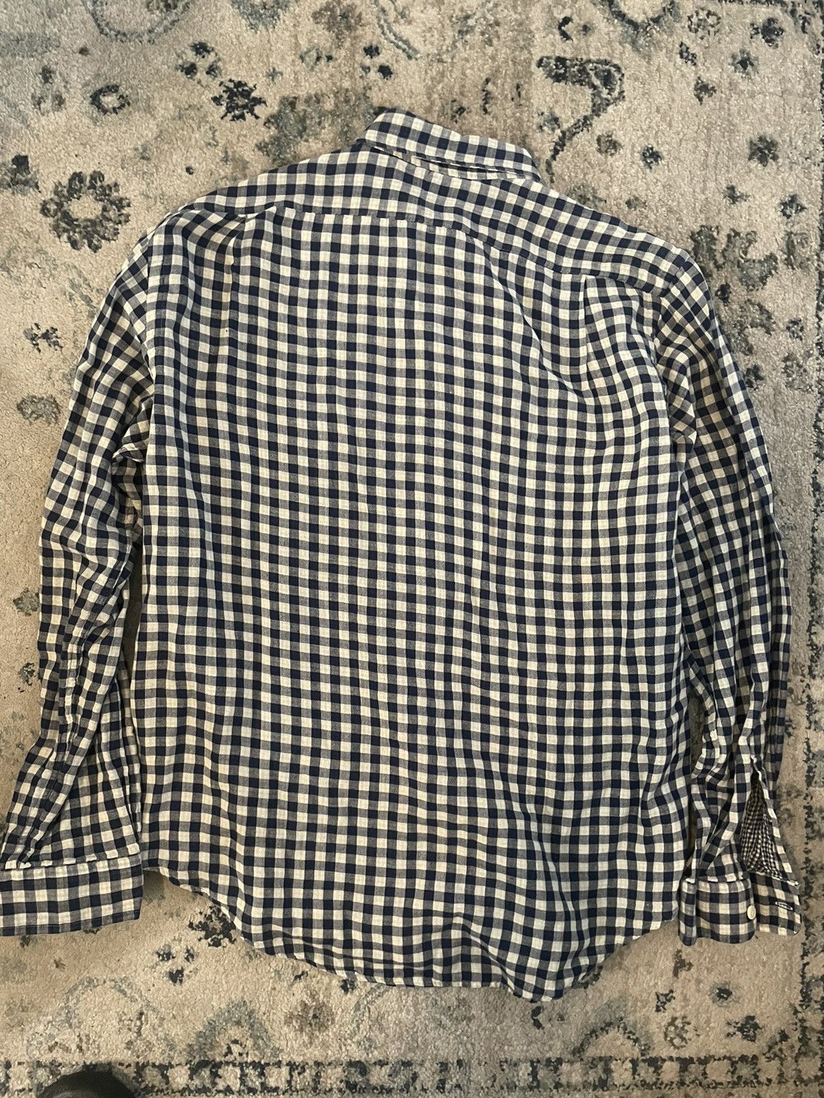Polo Ralph Lauren × Vintage Double Faced Check Print Patch Pocket Shirt Size US XL / EU 56 / 4 - 7 Thumbnail