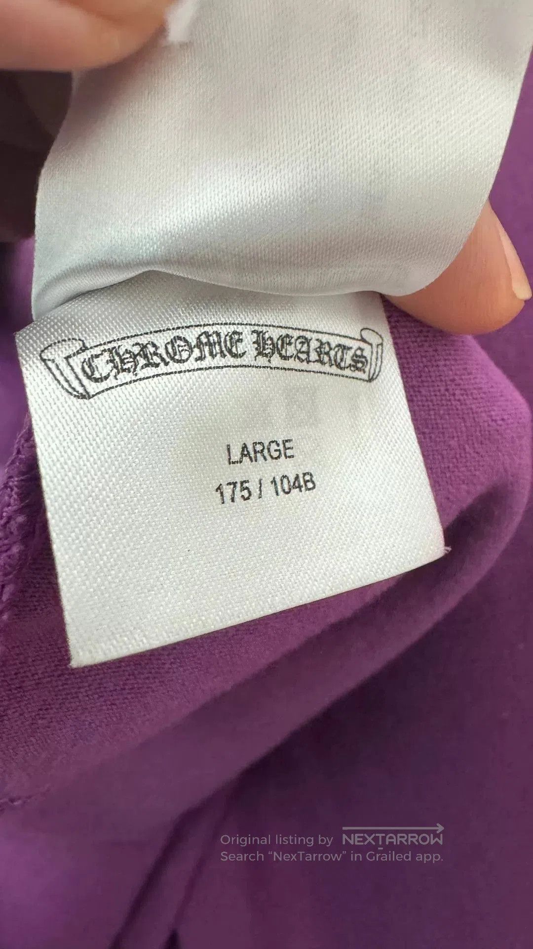 Chrome Hearts chromehearts long sleeve purple shirt size L. Size US L / EU 52-54 / 3 - 4 Thumbnail