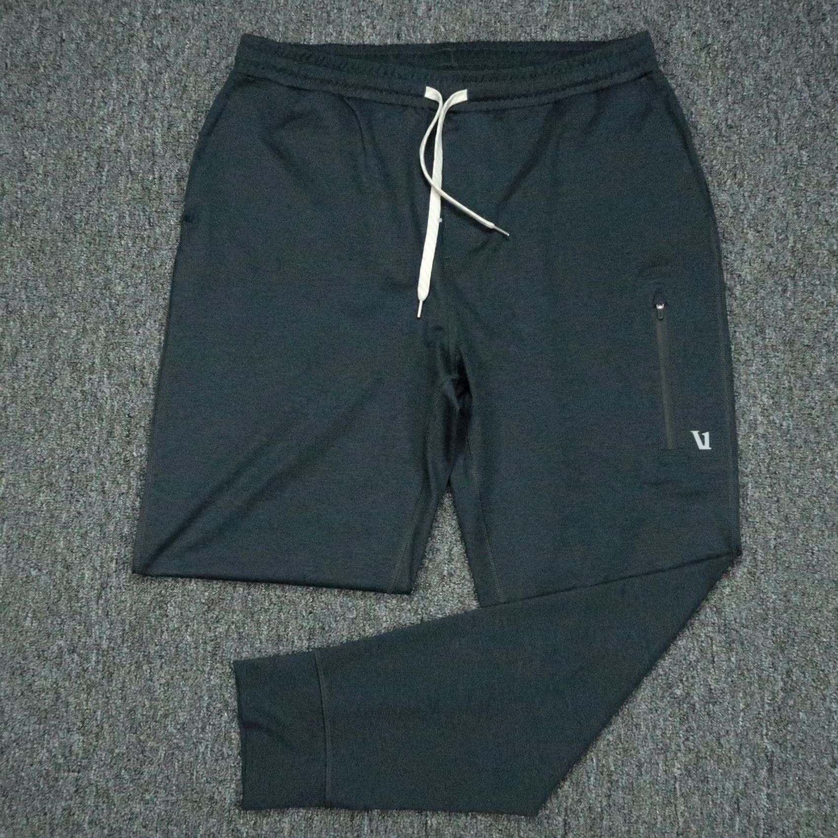 Vuori Vuori Pants Mens Large Blue Sunday Performance Jogger Stretch Zip Pocket V416 Size US 33 - 2 Thumbnail