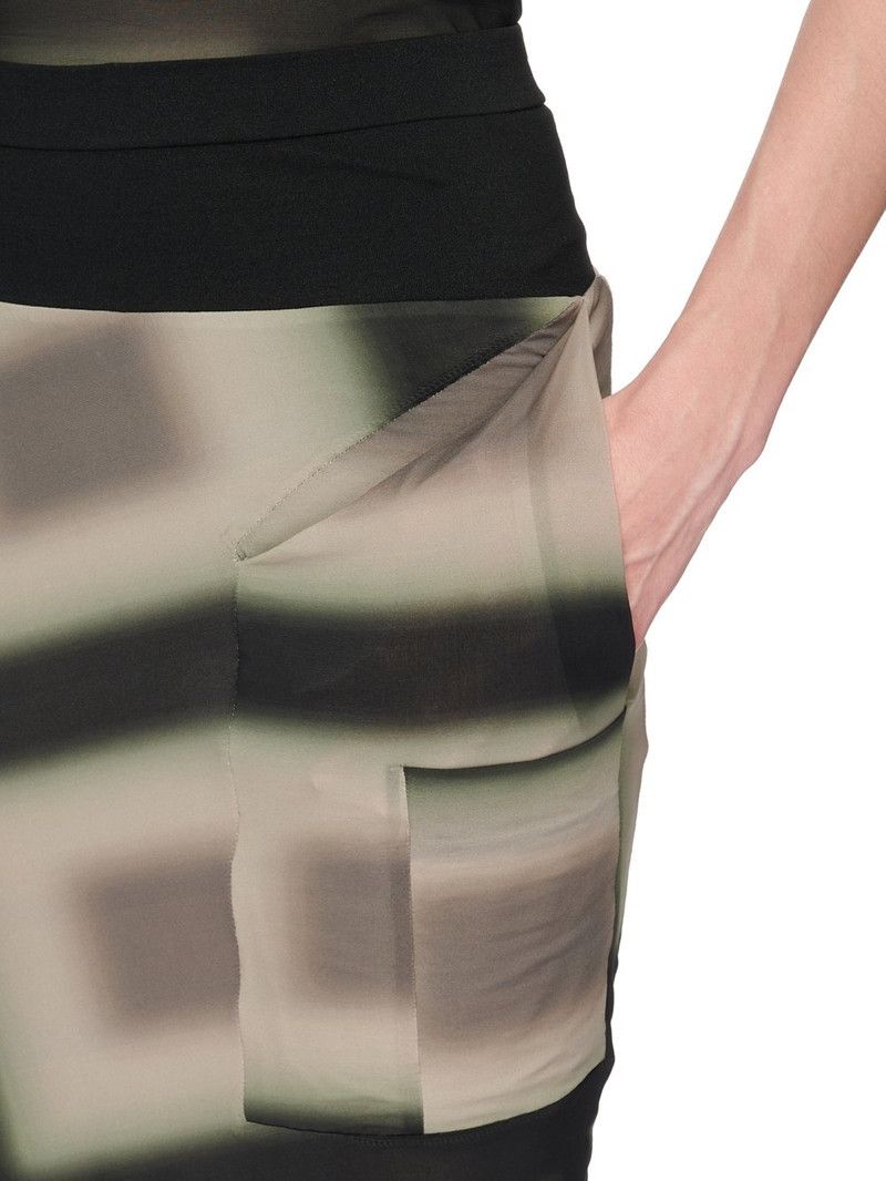 Rick Owens o1y0126 Maxi Skirt in Multicolor Size 27" / US 4 / IT 40 - 5 Thumbnail