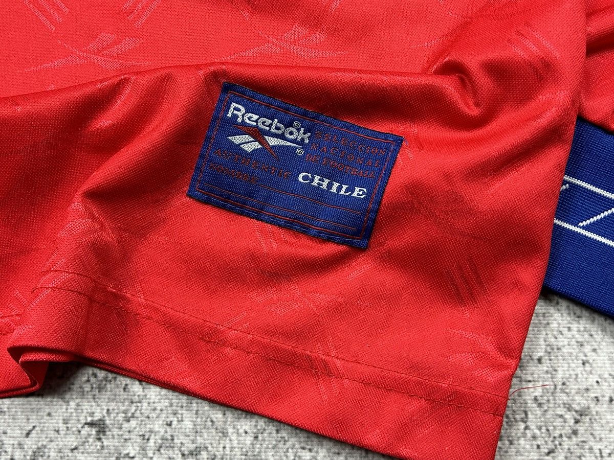 Reebok × Vintage Reebok Chile 1996 Salas Longsleeve Jersey Salas Size US L / EU 52-54 / 3 - 8 Thumbnail
