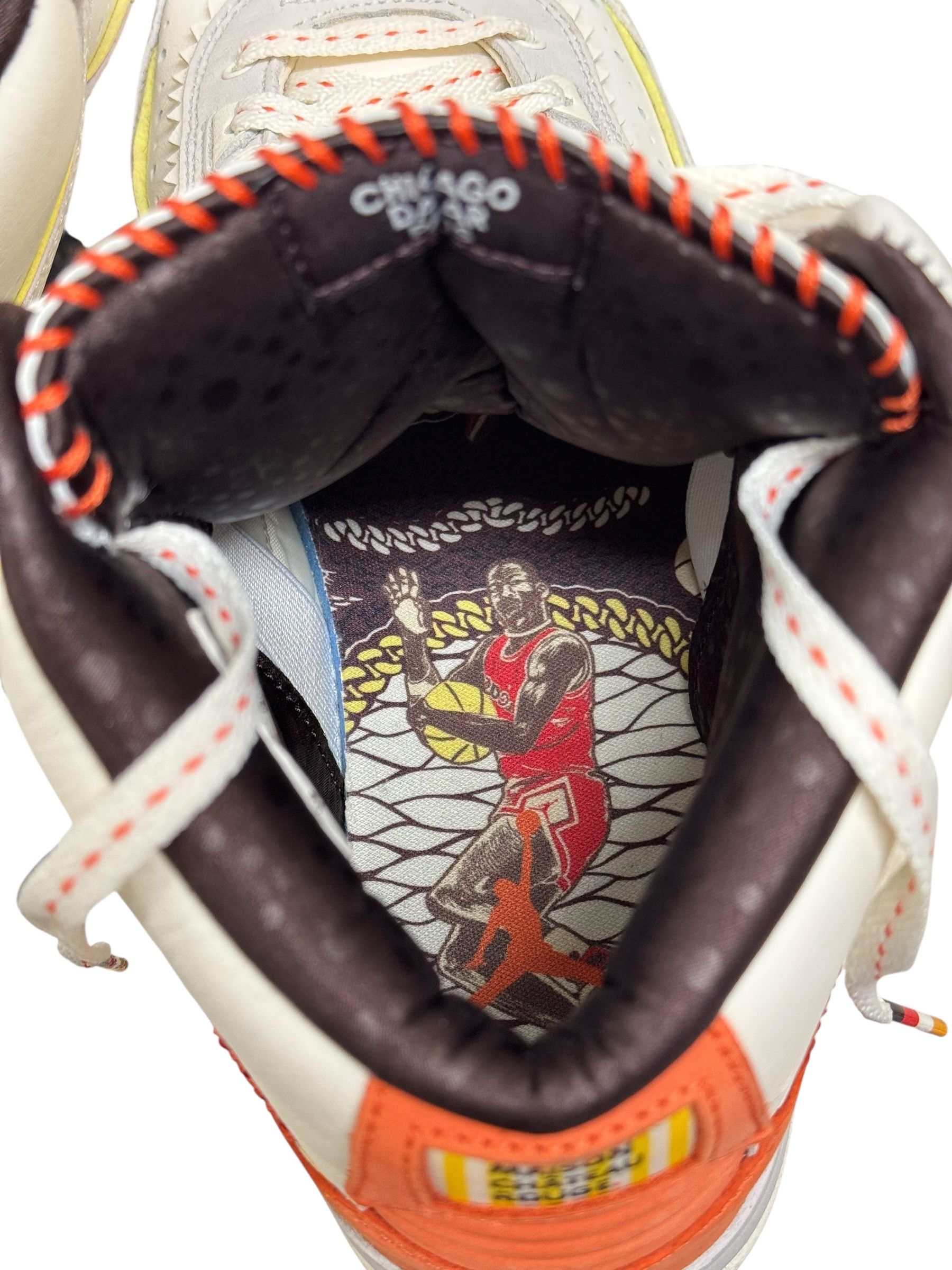 Jordan Brand Jordan 2 Retro Maison Chateau Rouge Orange Size US 10 / EU 43 - 7 Thumbnail