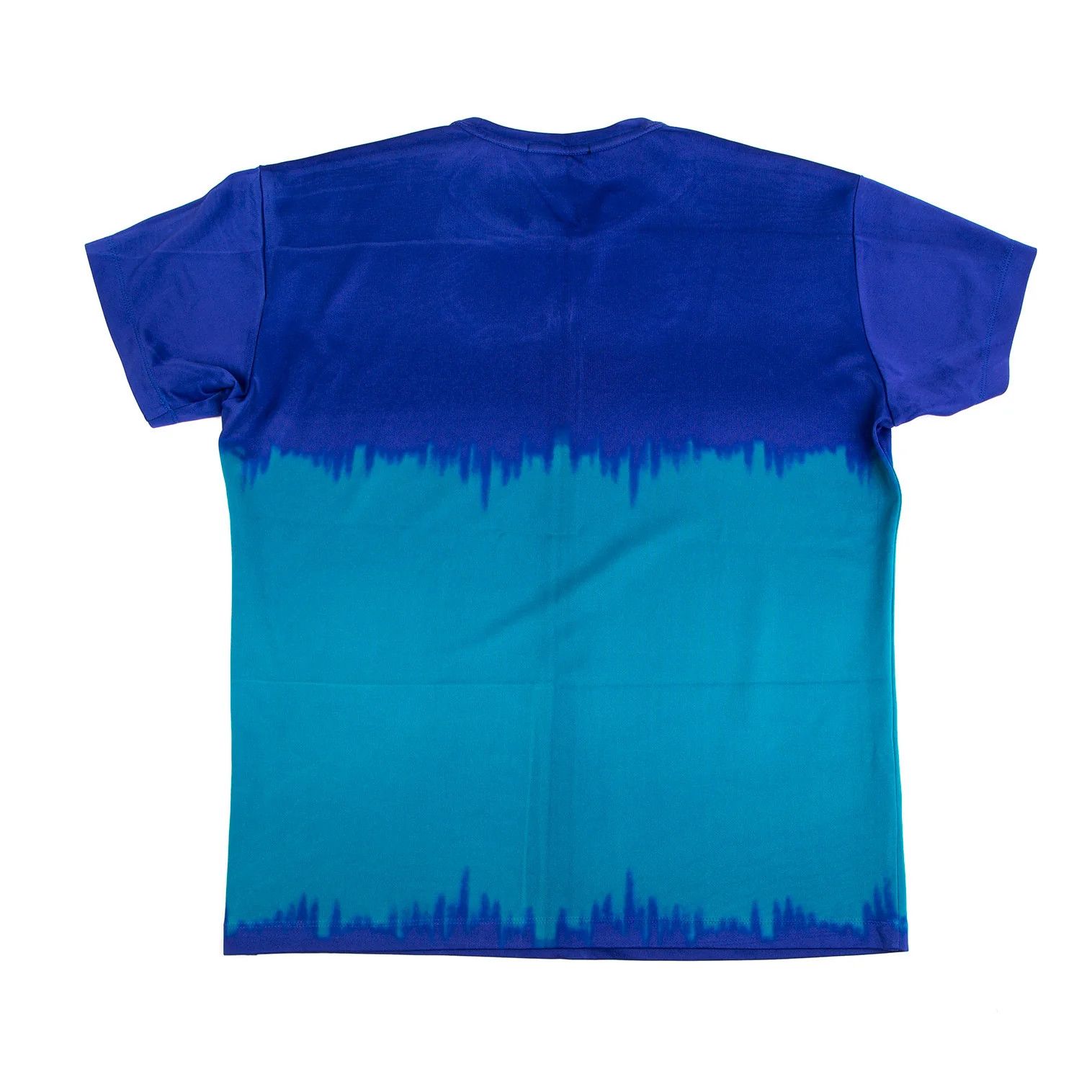 Issey Miyake Hand-Dyed Stretch T-Shirt in Blue Emerald Size US XL / EU 56 / 4 - 7 Thumbnail