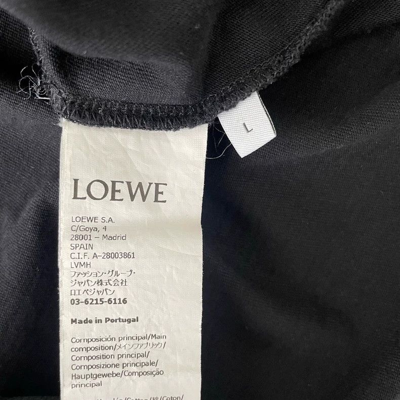 Loewe LOEWE Embroidered loose round neck short sleeves Size L / US 10 / IT 46 - 6 Thumbnail