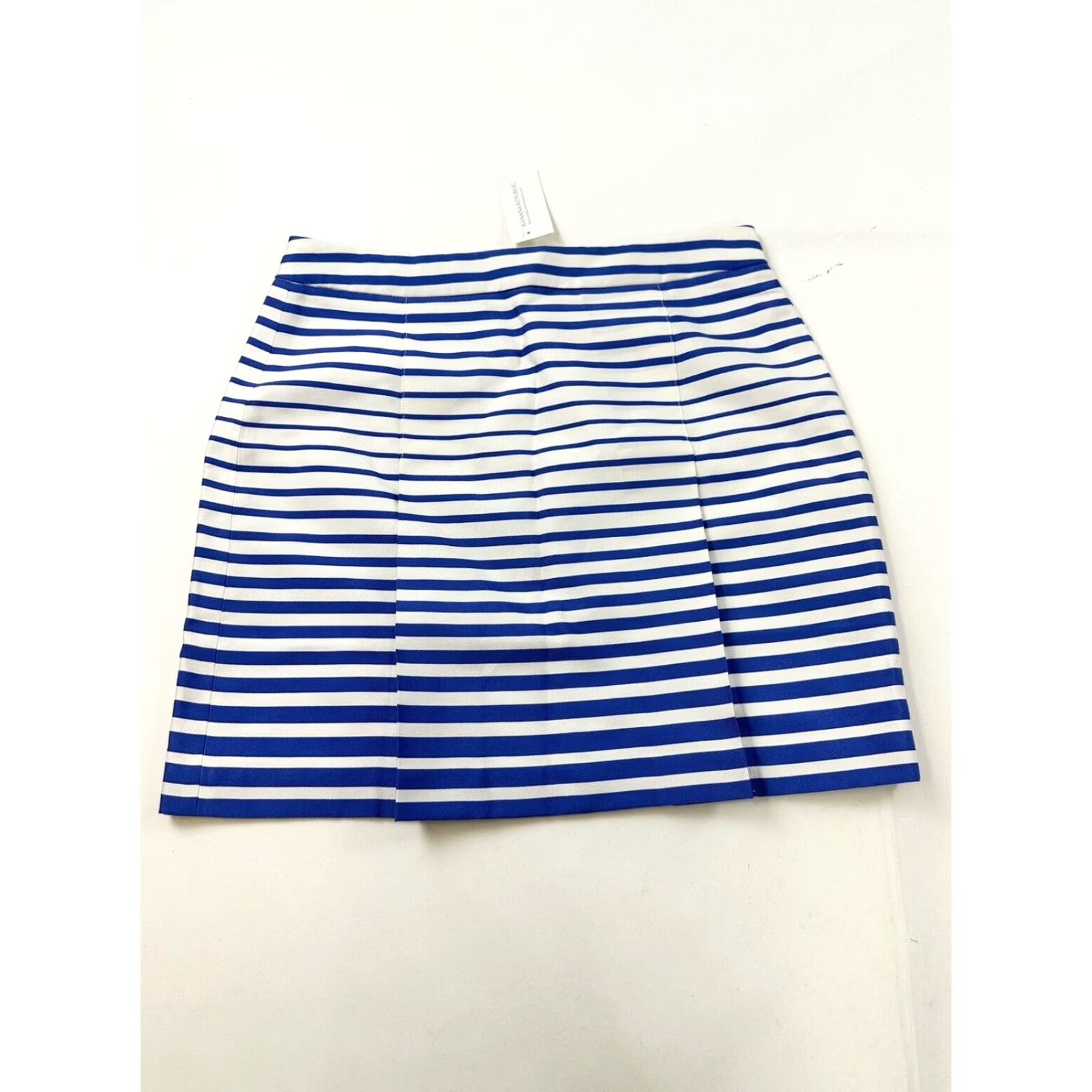 Banana Republic VINTAGE Banana Republic Skirt Women’s 4 Striped Pencil Mini NWT Size 27" / US 4 / IT 40 - 2 Thumbnail