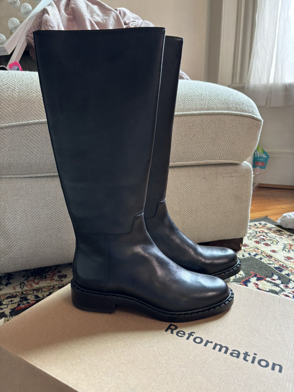 Reformation Reformation Women’s Black Boots Size US 7 / IT 37 - 2 Thumbnail