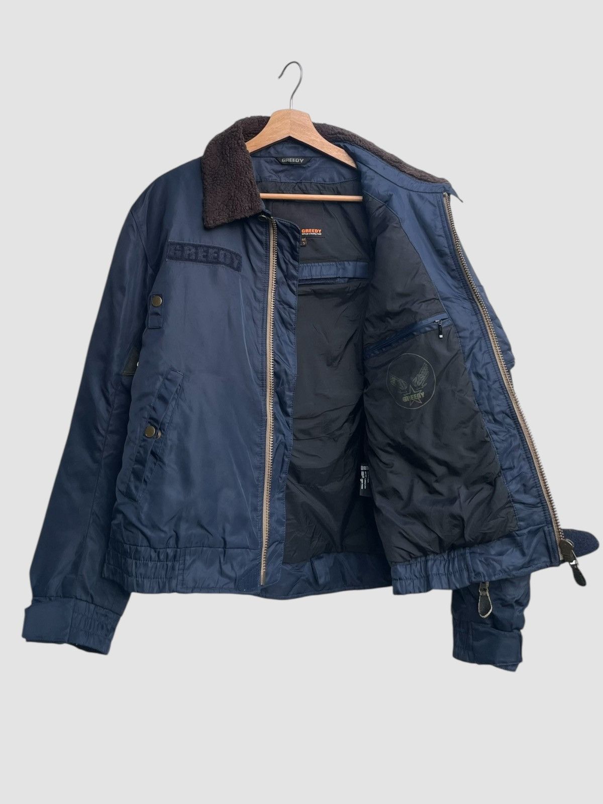 Kadoya Vintage Greedy Motorcycle Rider Bomber Jacket Size US S / EU 44-46 / 1 - 4 Thumbnail