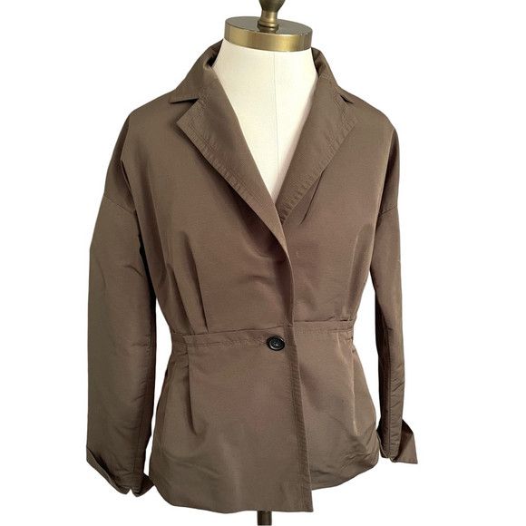 Vintage Vintage Lida Baday Brown Peplum Blazer - 8 🇨🇦 Size M / US 6-8 / IT 42-44 - 3 Thumbnail
