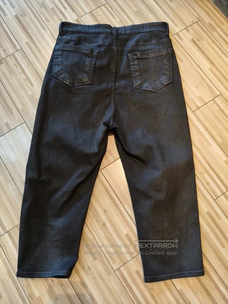 Rick Owens RickOwens 20SS Waxed Denim Cropped Pants. Size US 30 / EU 46 - 2 Thumbnail