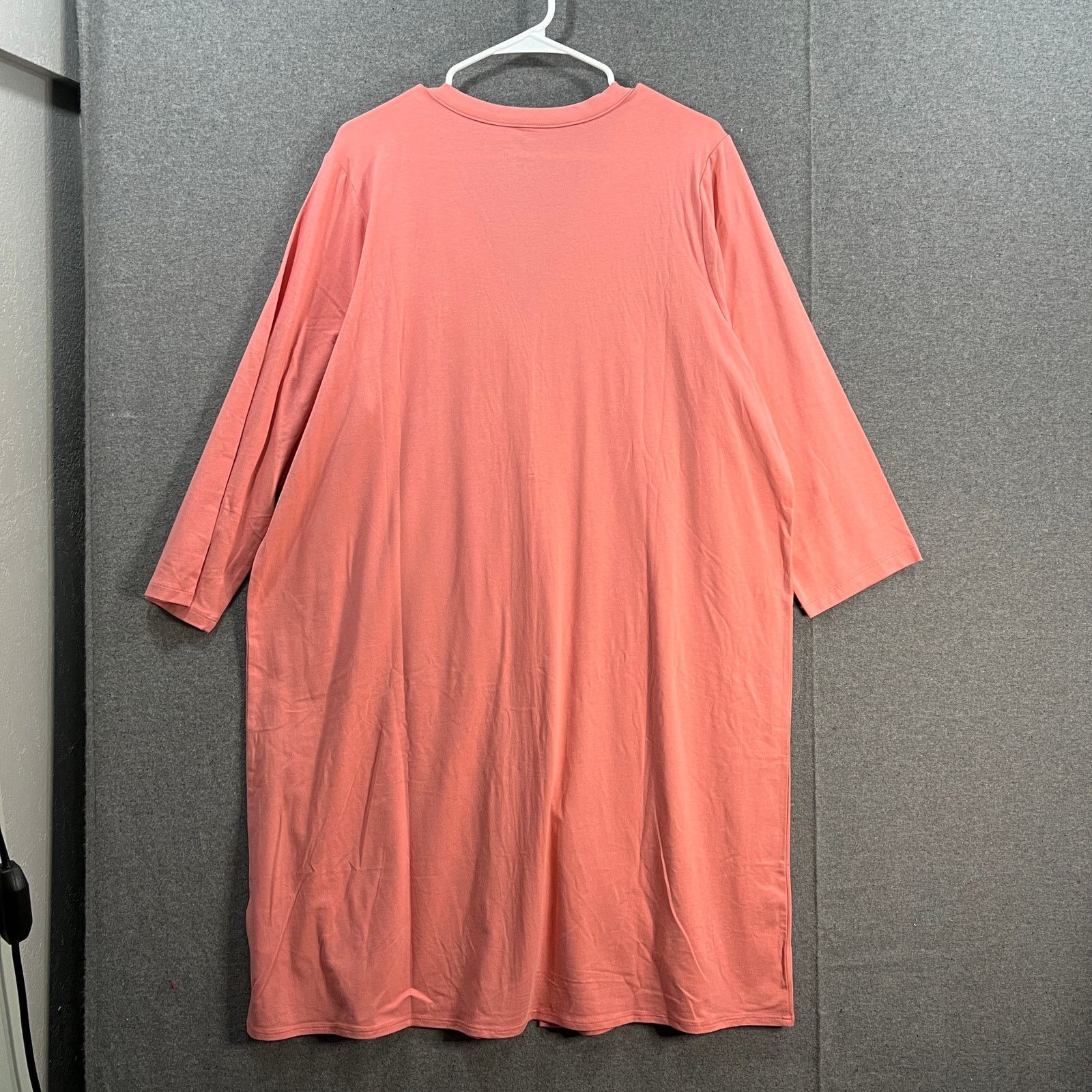 Other AnyBody Cozy Knit Button Front Long Cardigan Rose Size XL / US 12-14 / IT 48-50 - 2 Thumbnail