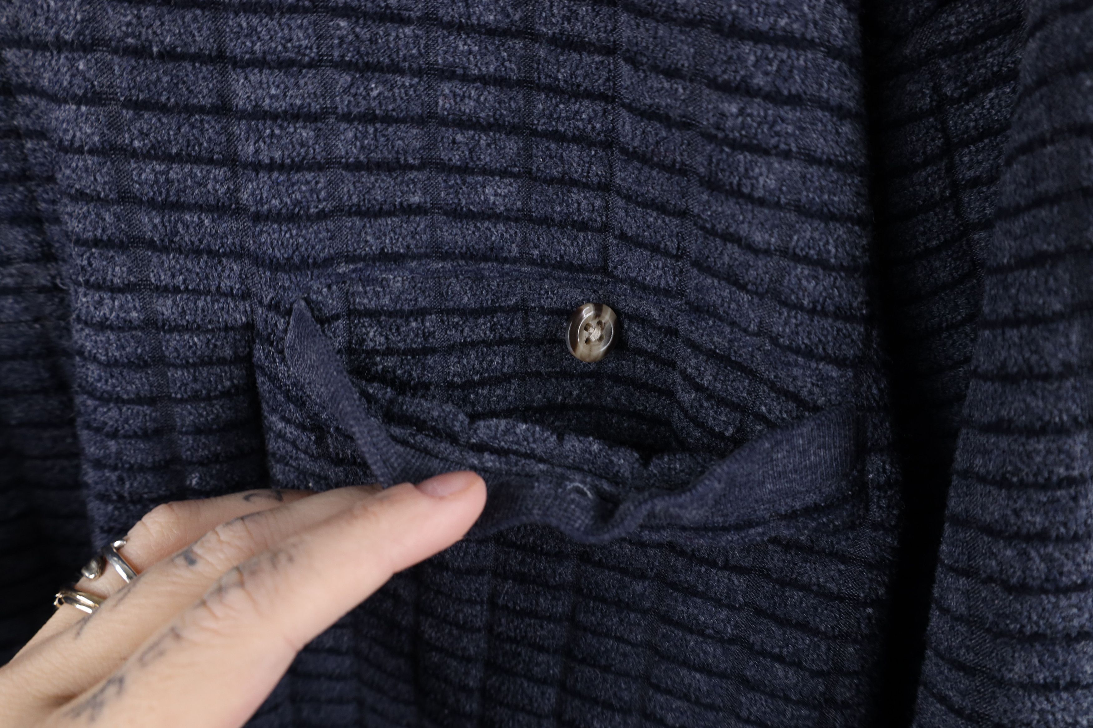 Vintage Vintage 90s Streetwear Fleece Collared Pullover Sweatshirt Size US XL / EU 56 / 4 - 5 Thumbnail