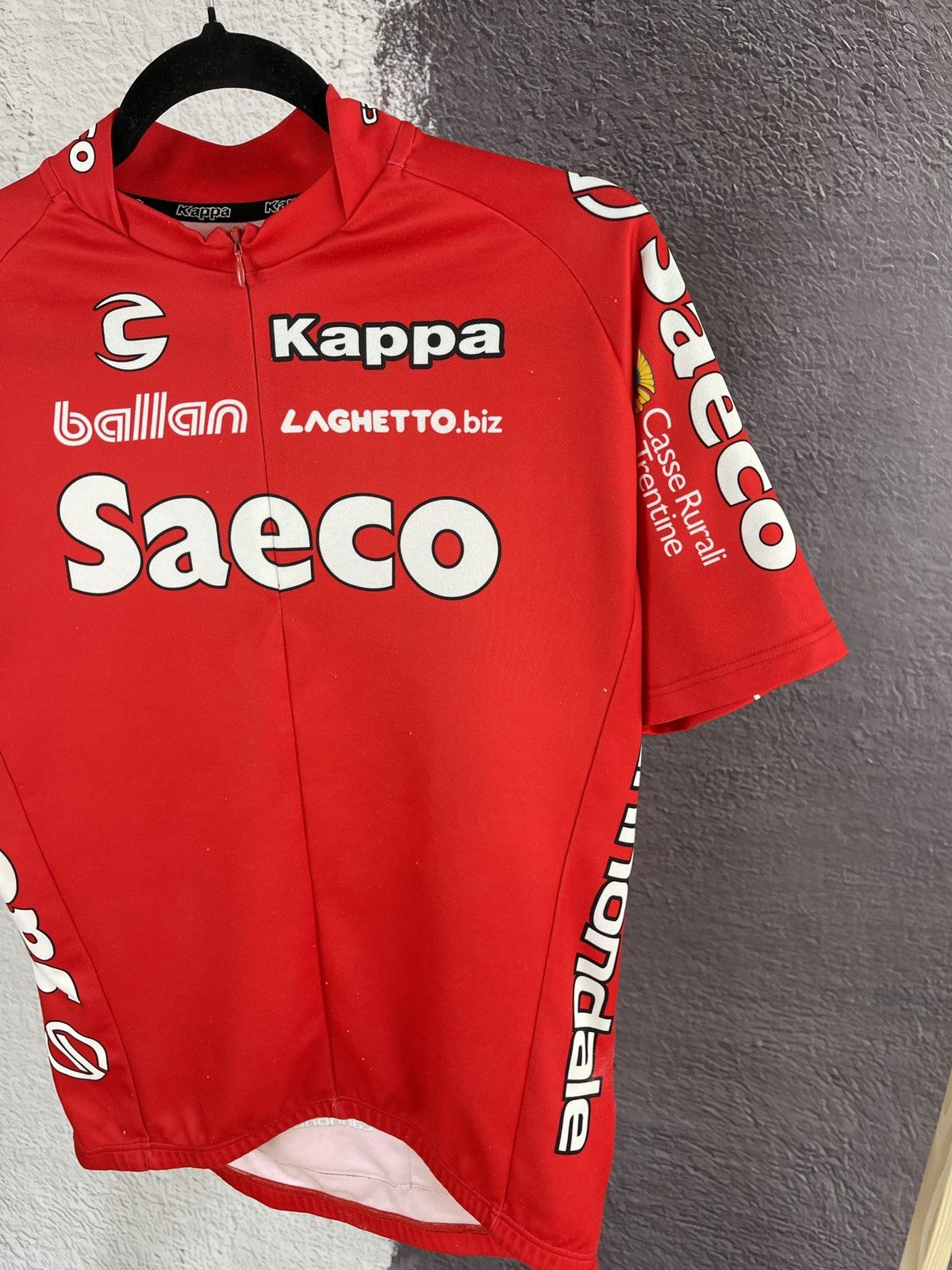 Kappa SAECO CANNONDALE KAPPA CYCLING SHIRT JERSEY MAGLIA TRIKOT Size US XL / EU 56 / 4 - 7 Thumbnail