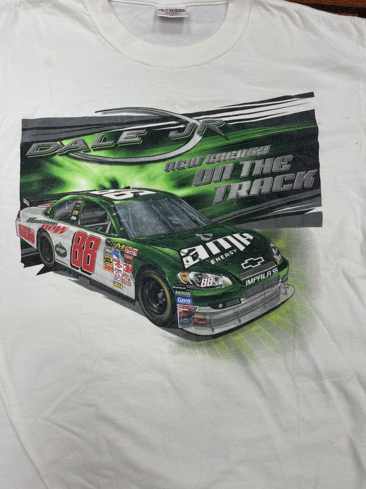Chase Authentics × NASCAR VTG Y2K NASCAR DALE JR RACE TEE Size US L / EU 52-54 / 3 - 2 Thumbnail