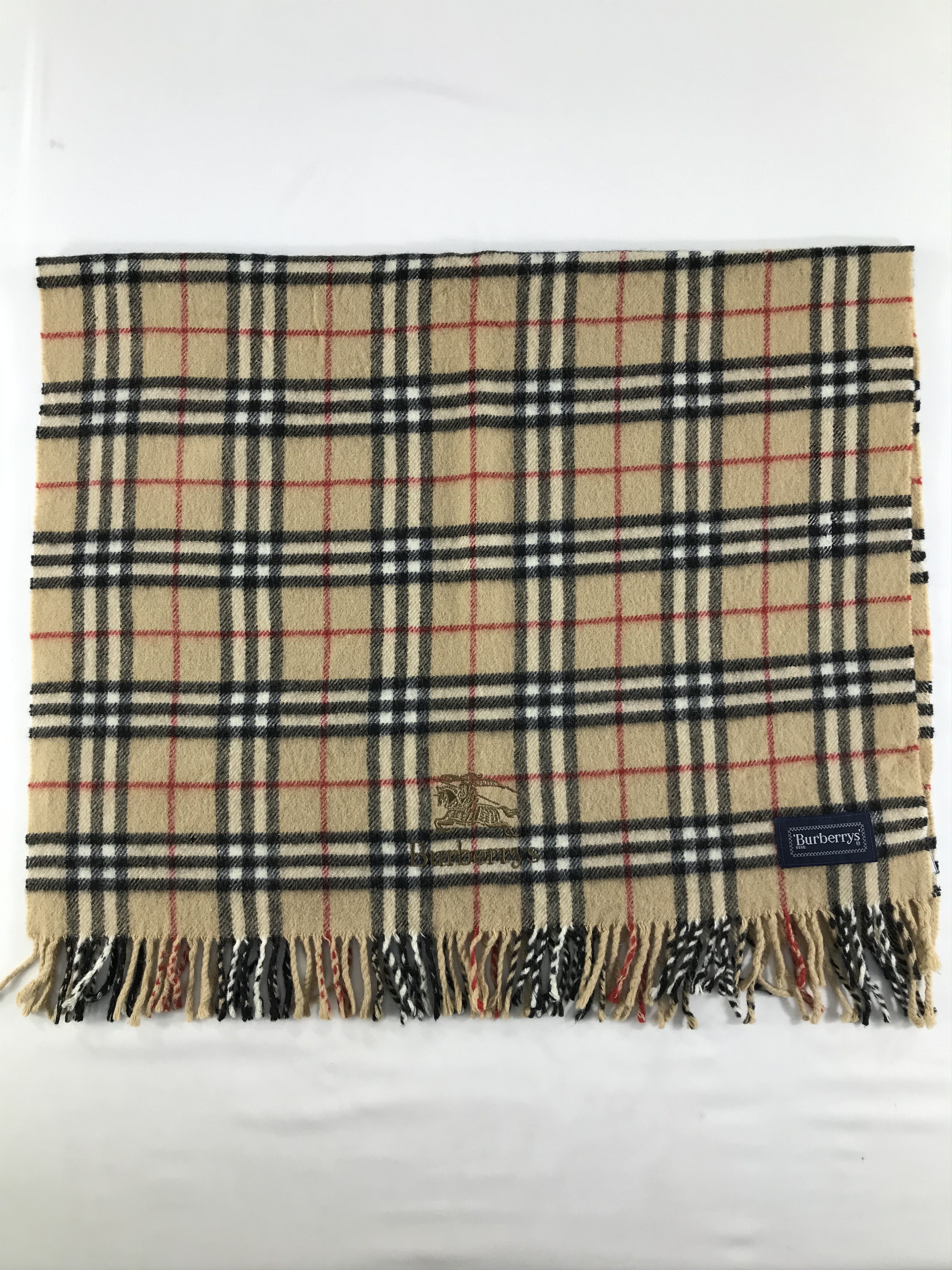 Burberry Vintage Burberry Scarf/Muffler/Neckwear MF963 Size ONE SIZE - 1 Thumbnail